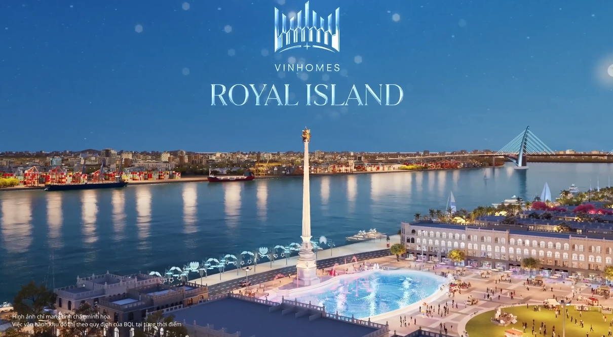 Tháp mặt trời tại Vinhomes Royal Island 