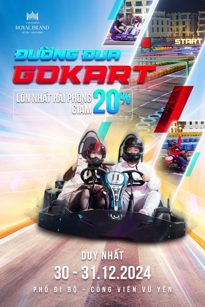 đường đua gokart vin royal island 