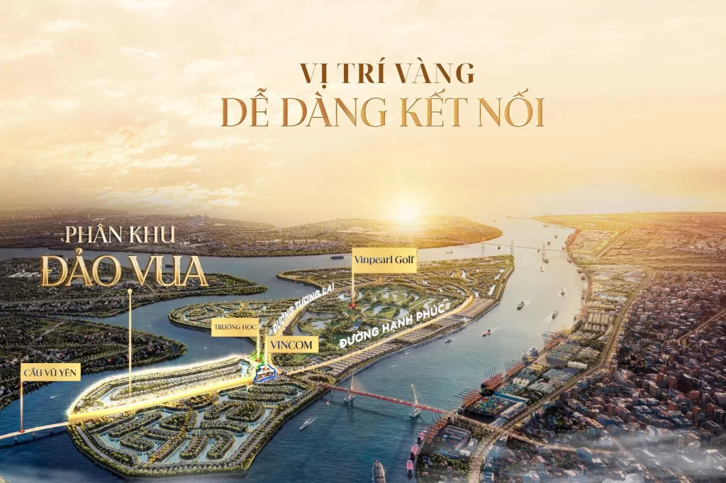 Vị trí Phân khu Đảo Vua Vinhomes Royal Island