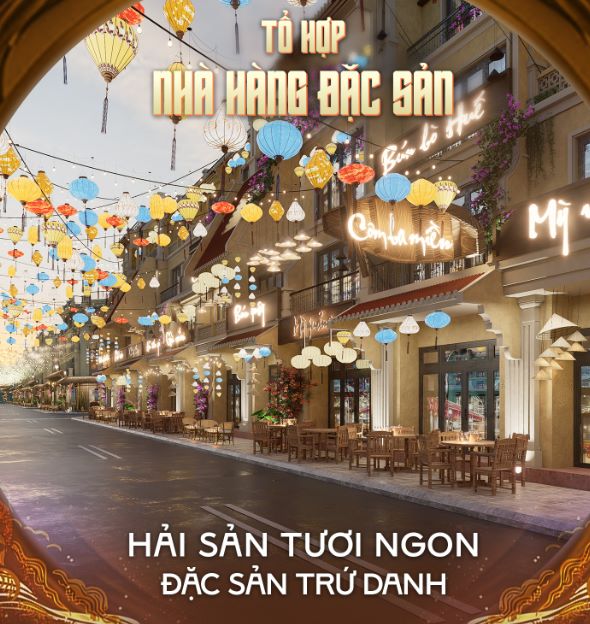 Những món ăn phong phú tại Vin Royal Island