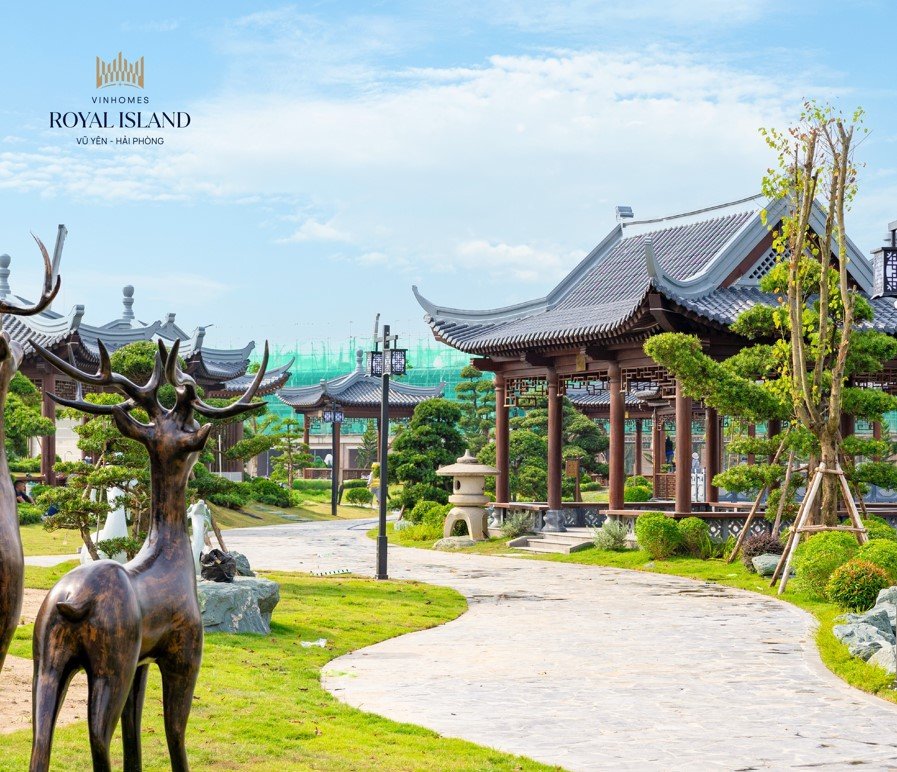 ngự hoa viên phân khu đảo vua vinhomes royal island

