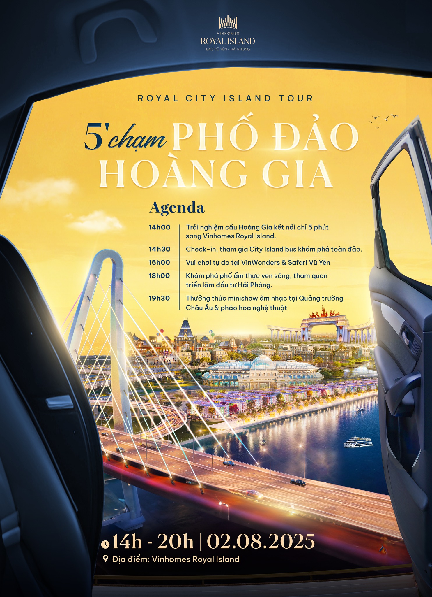 Sự kiện Vinhomes Royal Island Tour “5 Phút Chạm Phố Đảo Hoàng Gia”