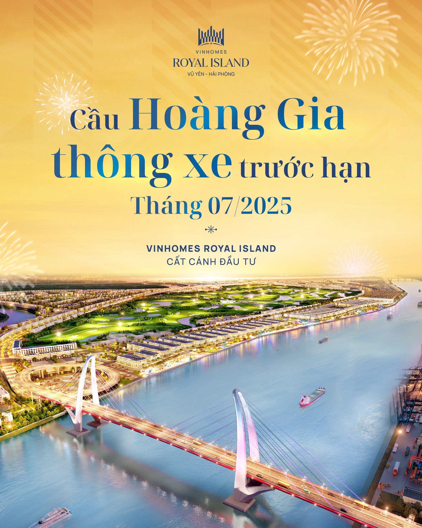 Cầu Hoàng Gia Vinhomes Royal Island – Những Con Số Biết Nói