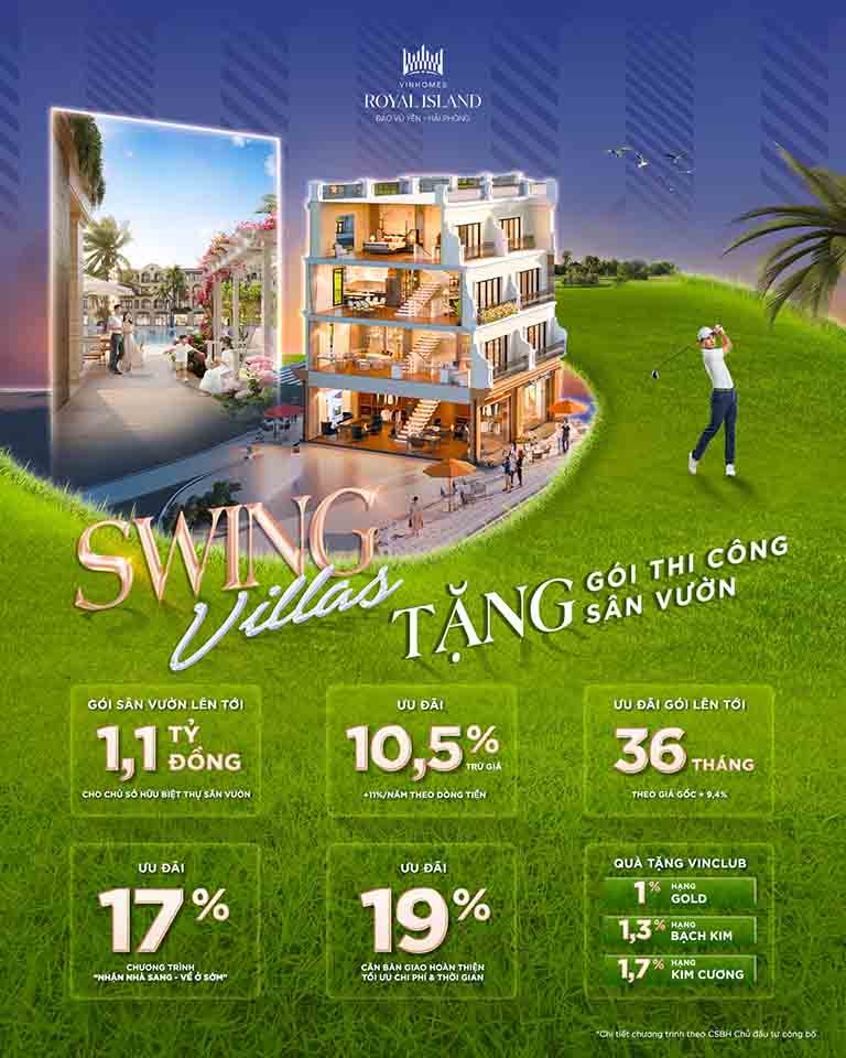 nha pho vuon swing villas vinhomes royal island 5