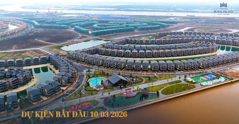 CẬP NHẬT TIẾN ĐỘ XÂY DỰNG THE TROPIC, ROYAL BOULEVARD, THE KOMOREBI, ISLA BELLA THÁNG 03/2026 12 cap nhat tien do vinhomes royal island 13