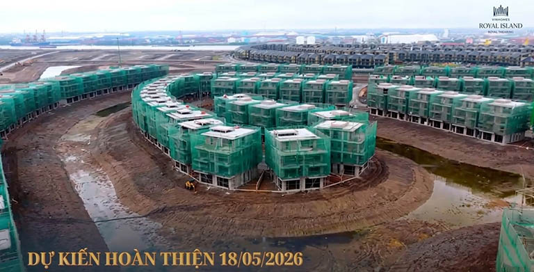 CẬP NHẬT TIẾN ĐỘ XÂY DỰNG THE TROPIC, ROYAL BOULEVARD, THE KOMOREBI, ISLA BELLA THÁNG 03/2026 4 cap nhat tien do vinhomes royal island 5