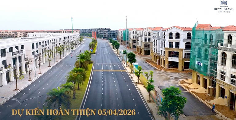 CẬP NHẬT TIẾN ĐỘ XÂY DỰNG THE TROPIC, ROYAL BOULEVARD, THE KOMOREBI, ISLA BELLA THÁNG 03/2026 8 cap nhat tien do vinhomes royal island 9