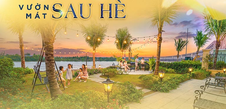 Bản giao hưởng độc quyền Nhà vườn Đảo Vua | Sông xanh trước mắt, vườn sau mát mẻ 7 nha vuon dao vua 2