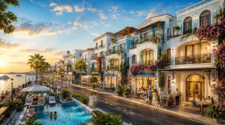SHOPHOUSE ĐẠI LỘ TIA SÁNG ISLABELLA: 1 TỌA ĐỘ - 3 DÒNG TIỀN 7 shophouse dai lo tia sang isla bella 2