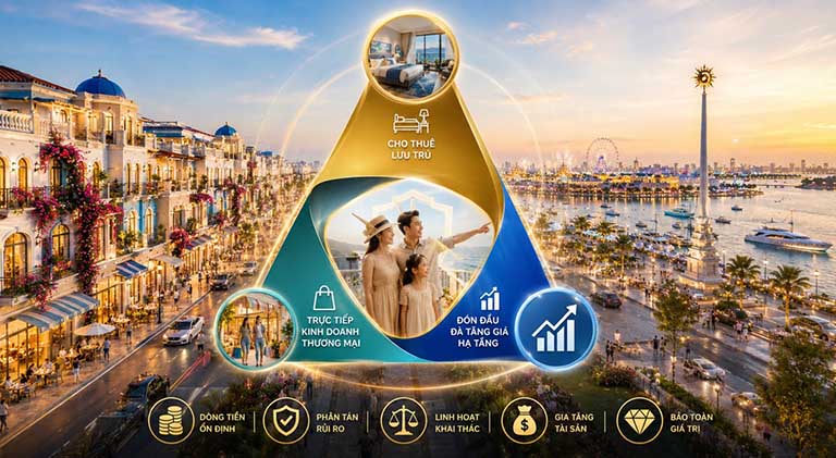 SHOPHOUSE ĐẠI LỘ TIA SÁNG ISLABELLA: 1 TỌA ĐỘ - 3 DÒNG TIỀN 10 shophouse dai lo tia sang isla bella 5