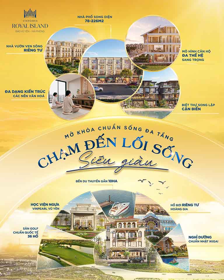 Vinhomes Royal Island | Mở khoá chuẩn sống đa tầng, chạm đến lối sống SIÊU GIÀU